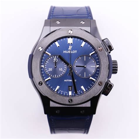 hublot steel blue|hublot blue ceramic.